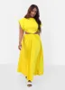 Desires Cut Out Maxi A Line Dress - Yellow sold by Rebdolls