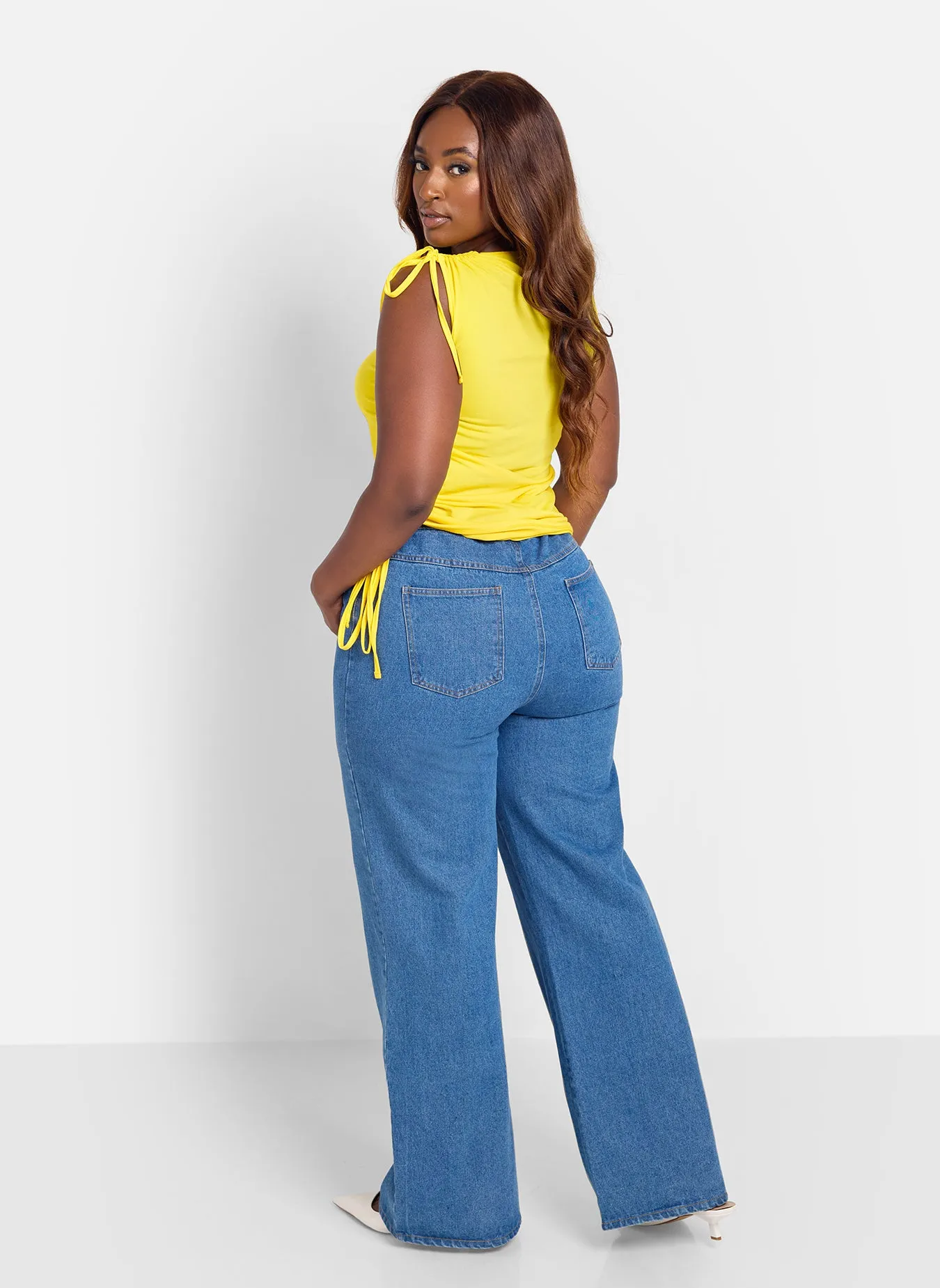 Sunshine Drawstring Top sold by Rebdolls product image thumbnail 4