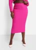 Annette Textured Midi Bodycon Skirt sold by Rebdolls