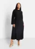 Helga Textured Flare Sleeve Midi Shift Dress sold by Rebdolls