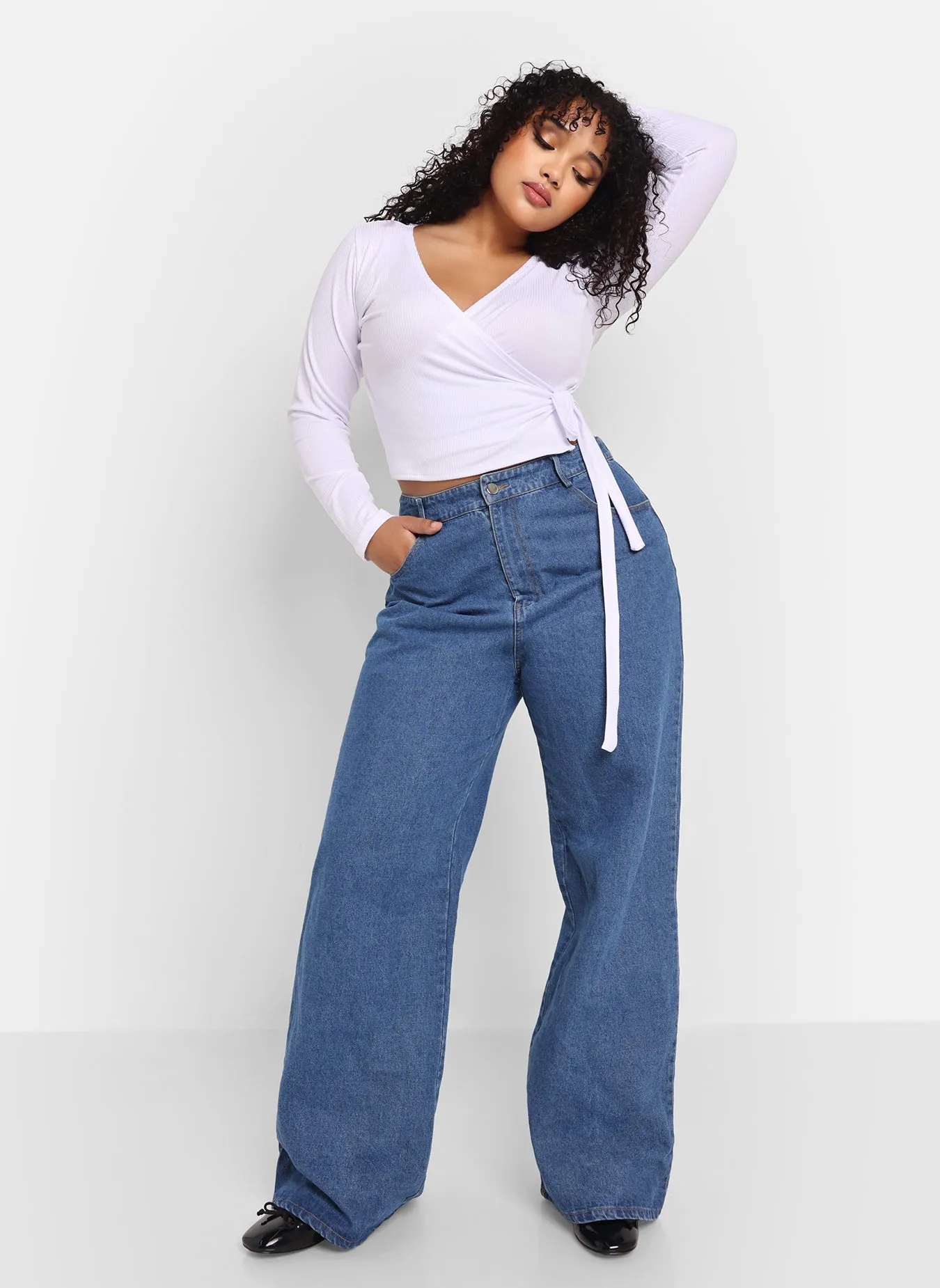 Taye Ribbed Tie Waist Top sold by Rebdolls product image thumbnail 2