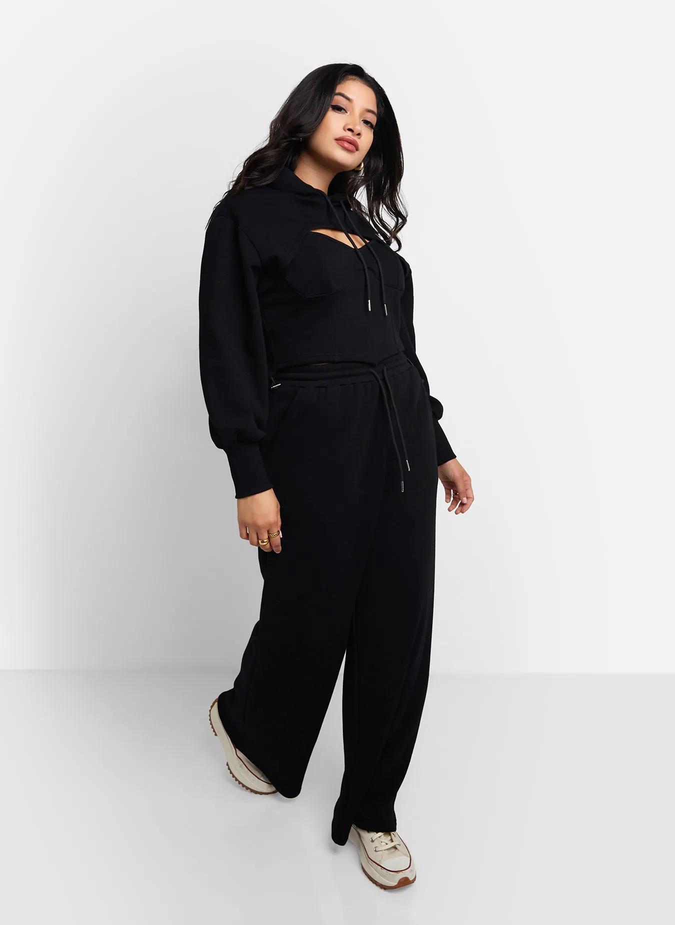 Real MVP Drawstring Wide Leg Sweatpants sold by Rebdolls product image thumbnail 2