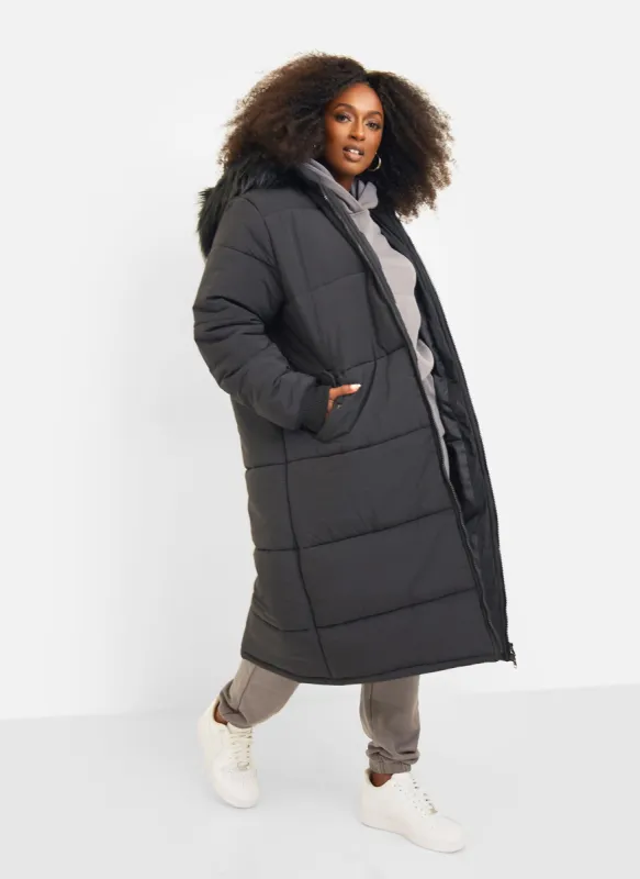 Aspen Hooded Puffer Coat sold by Rebdolls