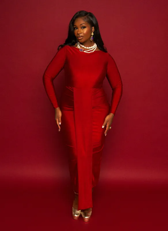 Nia Bodycon Maxi Dress sold by Rebdolls