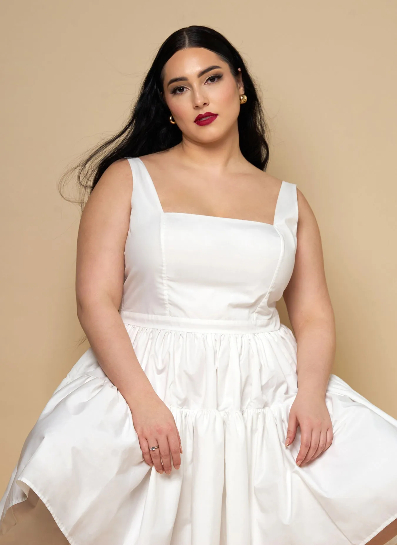 Peony Corset Mini Skater Dress sold by Rebdolls product image thumbnail 3