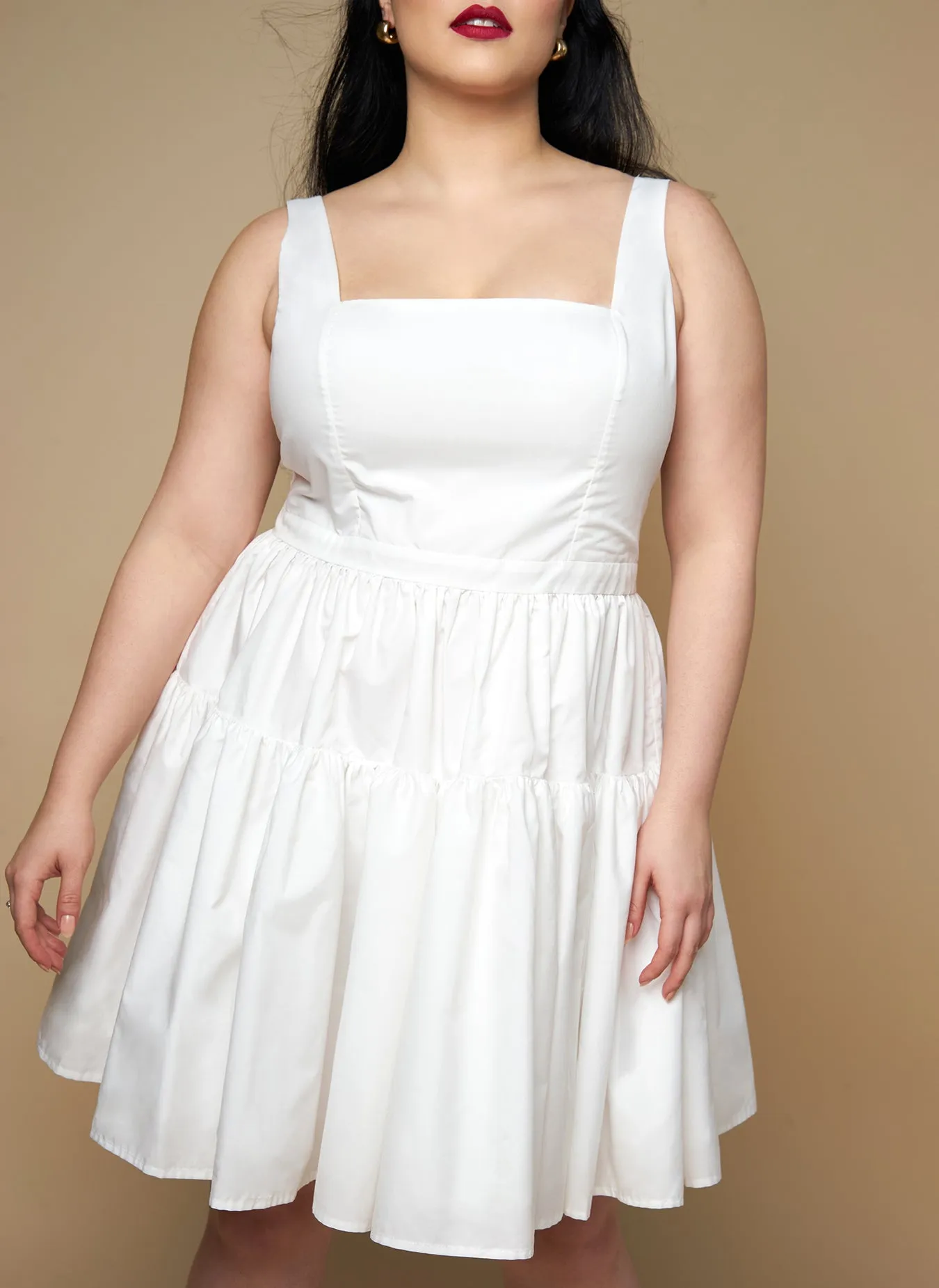 Peony Corset Mini Skater Dress sold by Rebdolls product image thumbnail 5