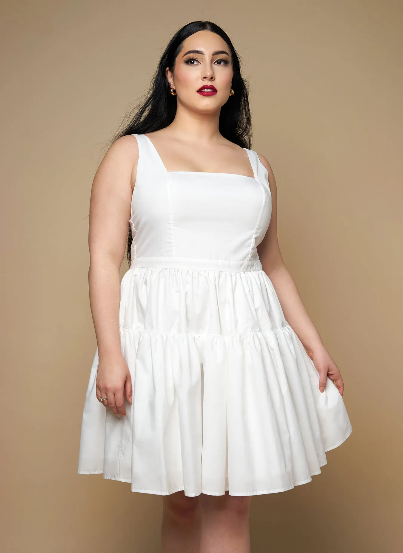 Peony Corset Mini Skater Dress sold by Rebdolls product image thumbnail 2