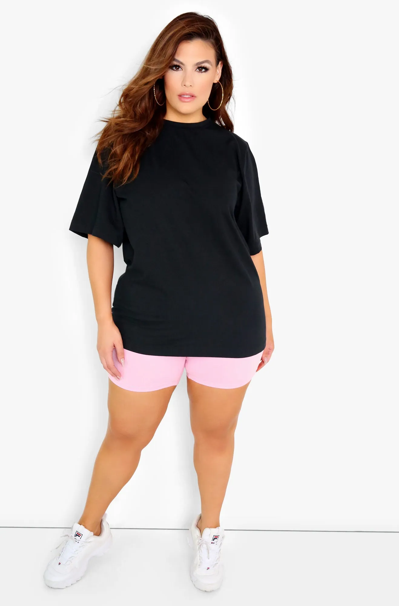 Essential Longline Top - Black sold by Rebdolls product image thumbnail 2