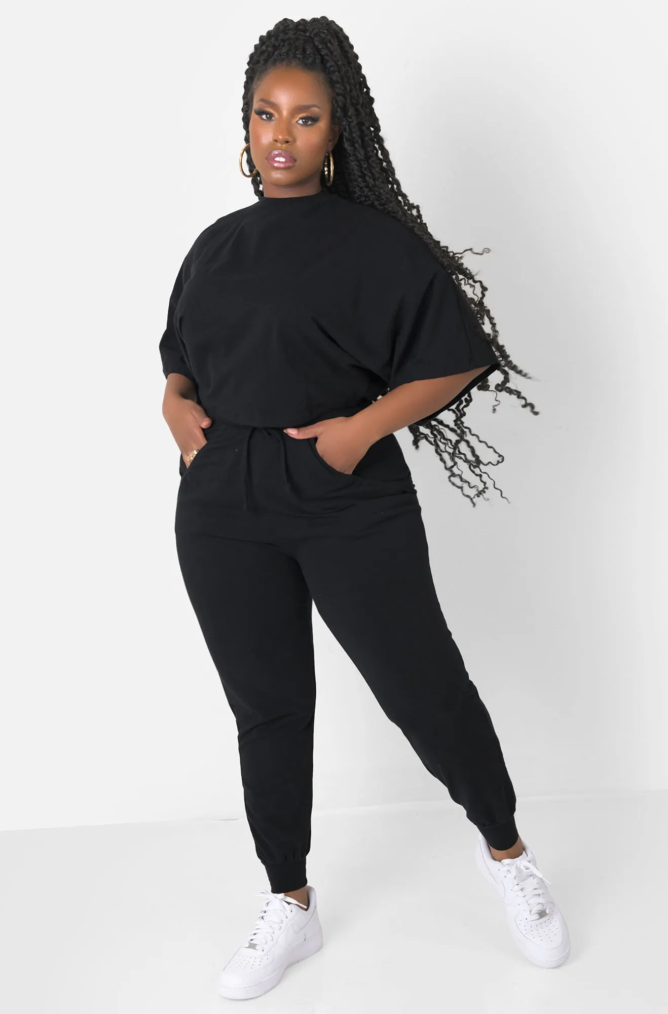 Whatever You Like Oversized Crop Top sold by Rebdolls product image thumbnail 3