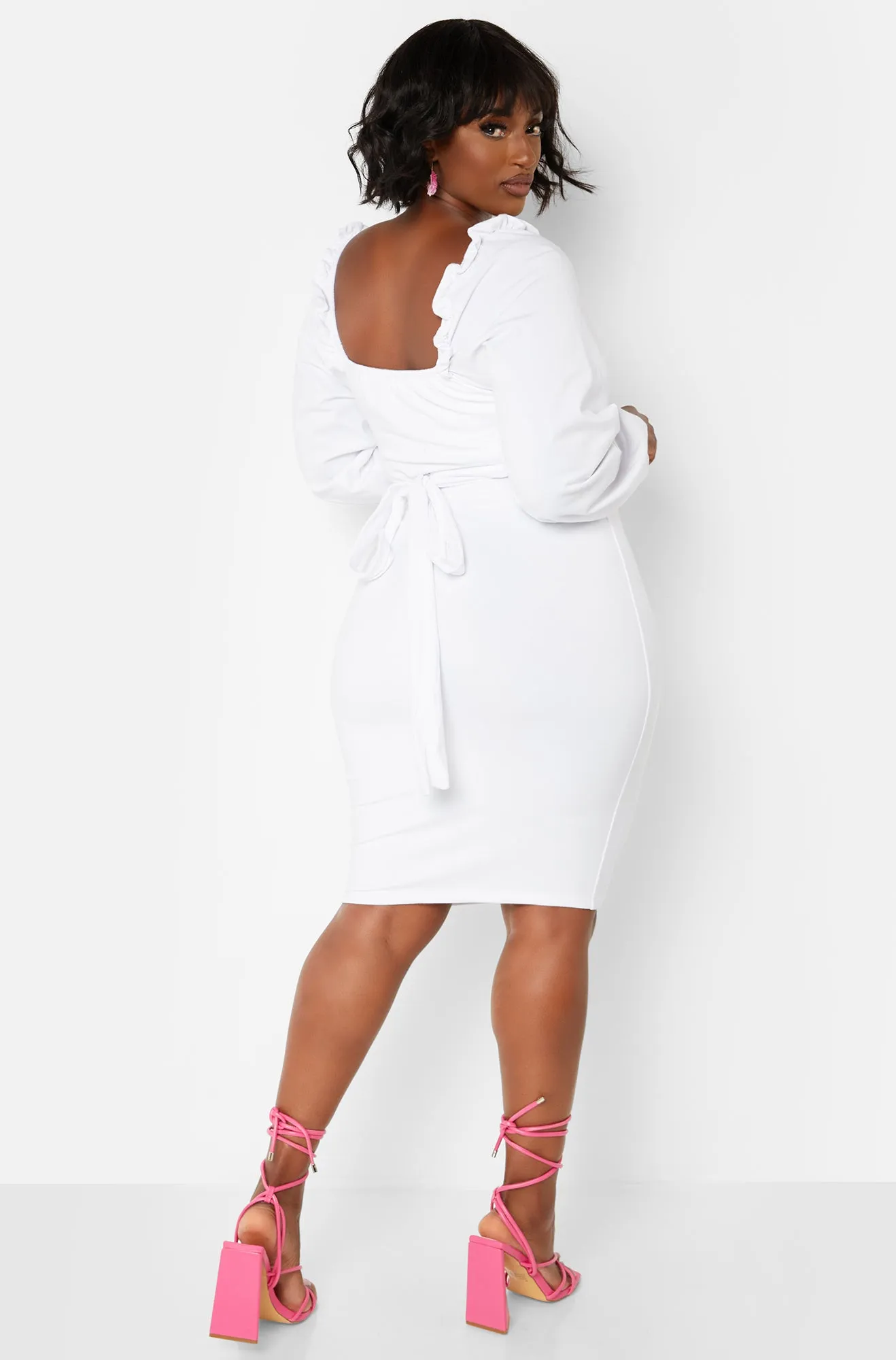 Killing Me Softly Peasant Wrap Crop Top sold by Rebdolls product image thumbnail 5