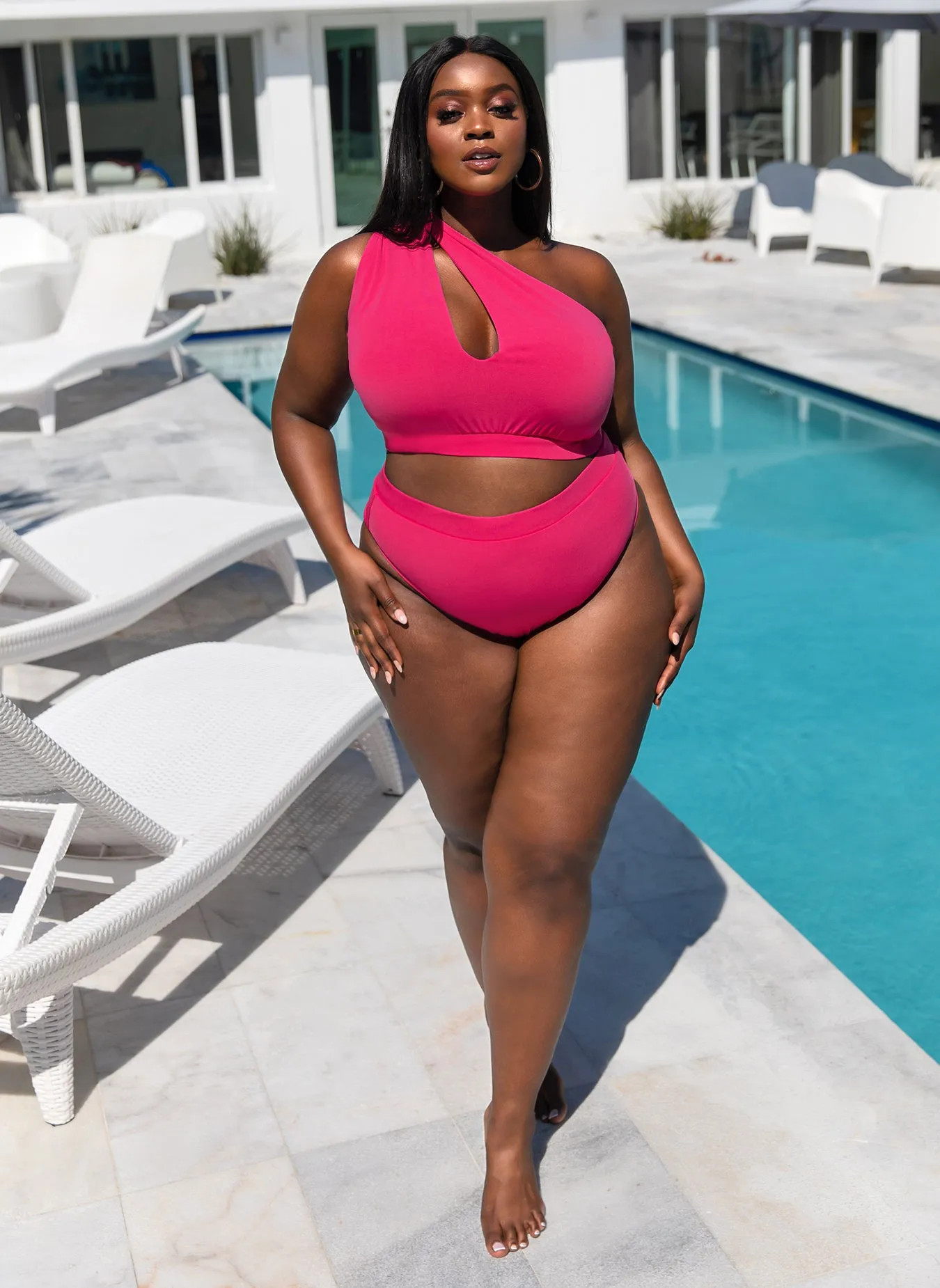 Good Catch High Waist Bikini Bottom sold by Rebdolls