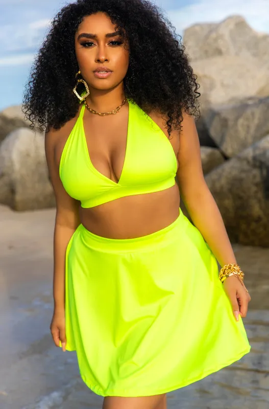 Shine Bright Cover-Up Skater Skirt sold by Rebdolls