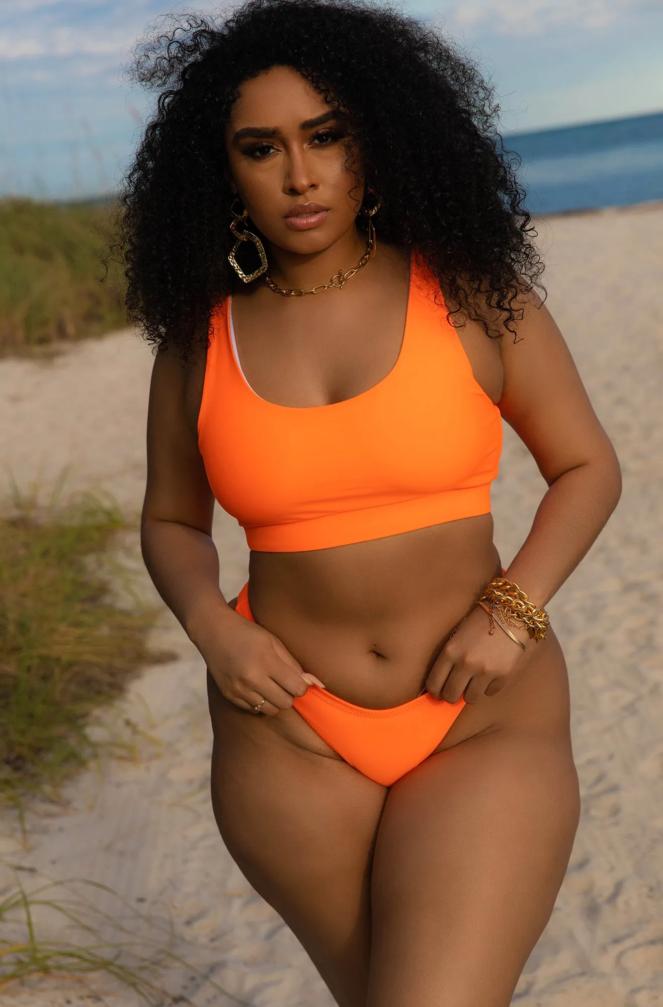 Vitamin C Tank Bikini Top sold by Rebdolls product image thumbnail 3