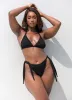 Essential Triangle Swim Top - Black sold by Rebdolls