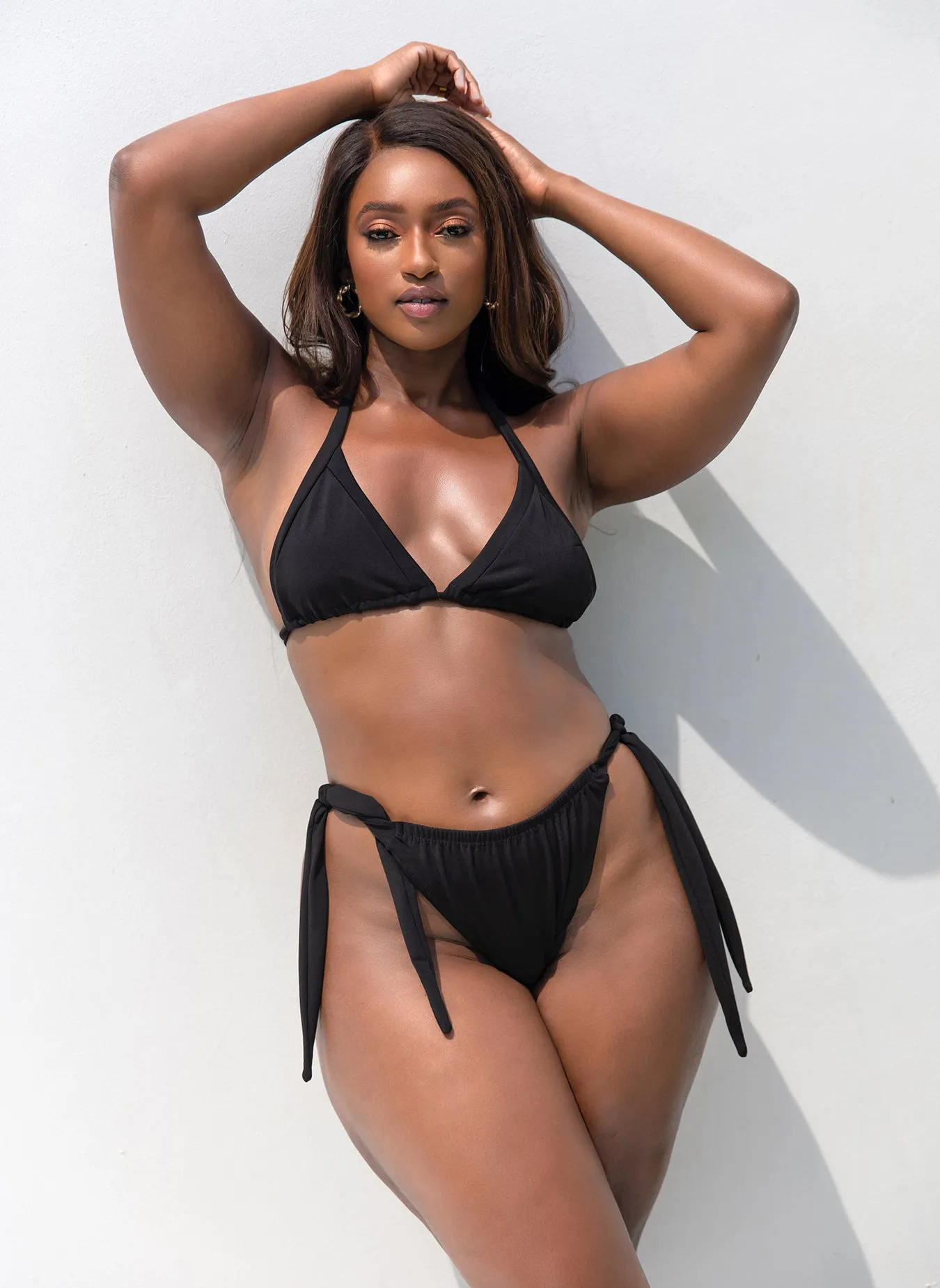 Essential Triangle Swim Top - Black sold by Rebdolls product image thumbnail 2