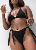 Essential Triangle Swim Top - Black sold by Rebdolls