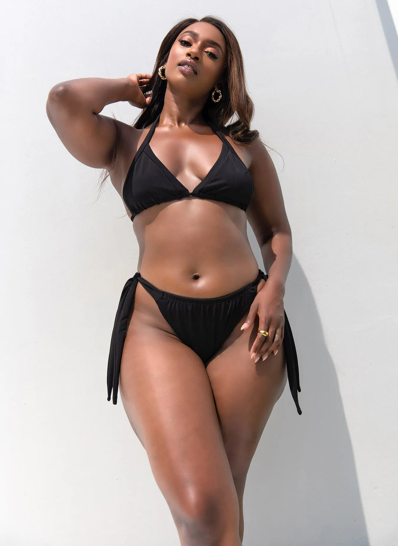 Essential Triangle Swim Top - Black sold by Rebdolls product image thumbnail 3
