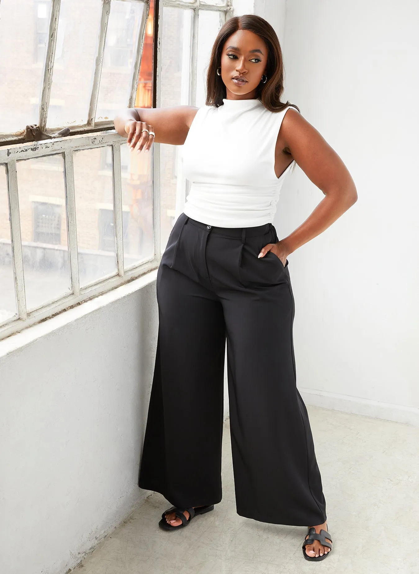 Lotus High Neck Full Length Top sold by Rebdolls product image thumbnail 2