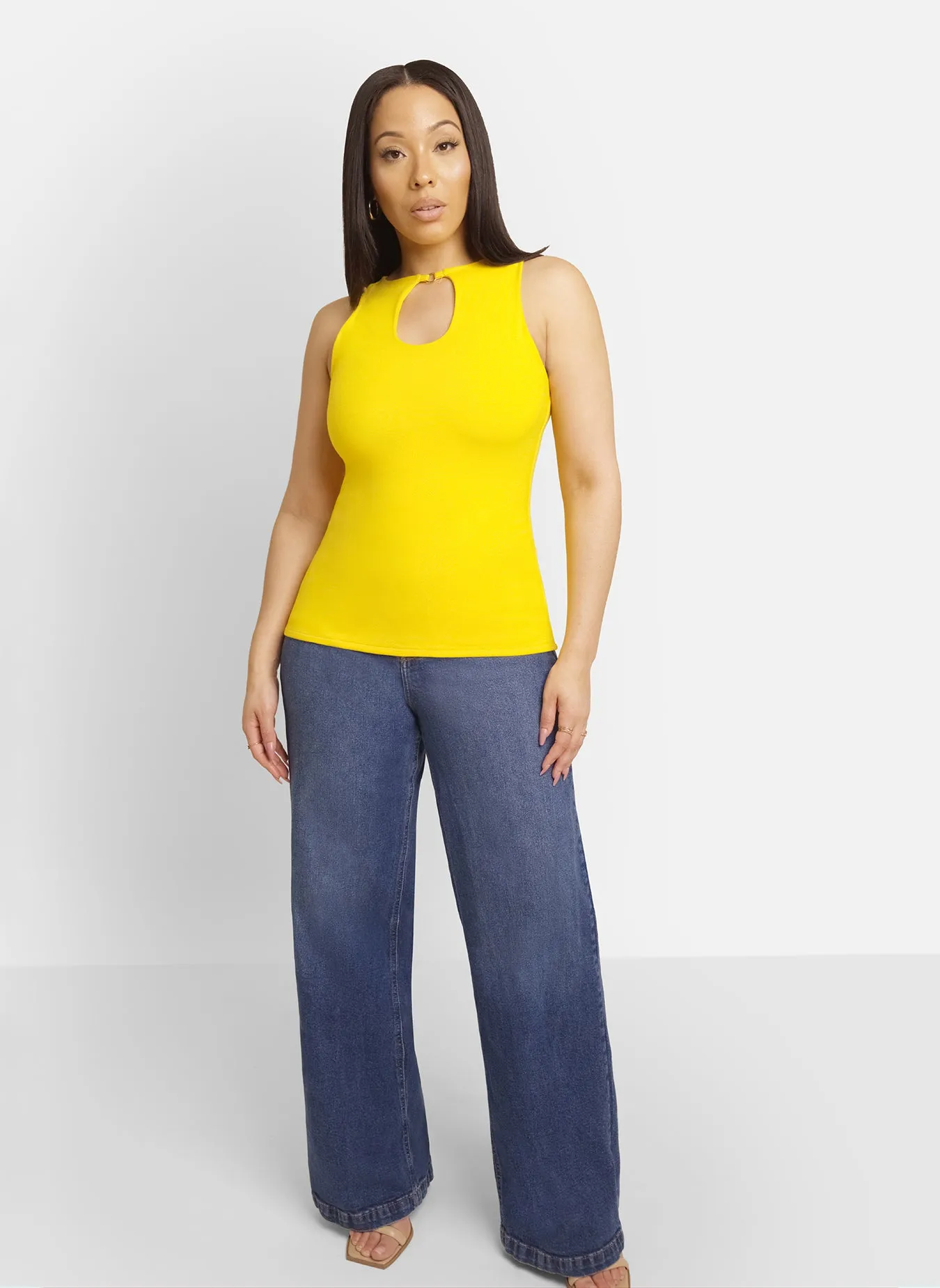 Glo Keyhole Cotton Top sold by Rebdolls product image thumbnail 3