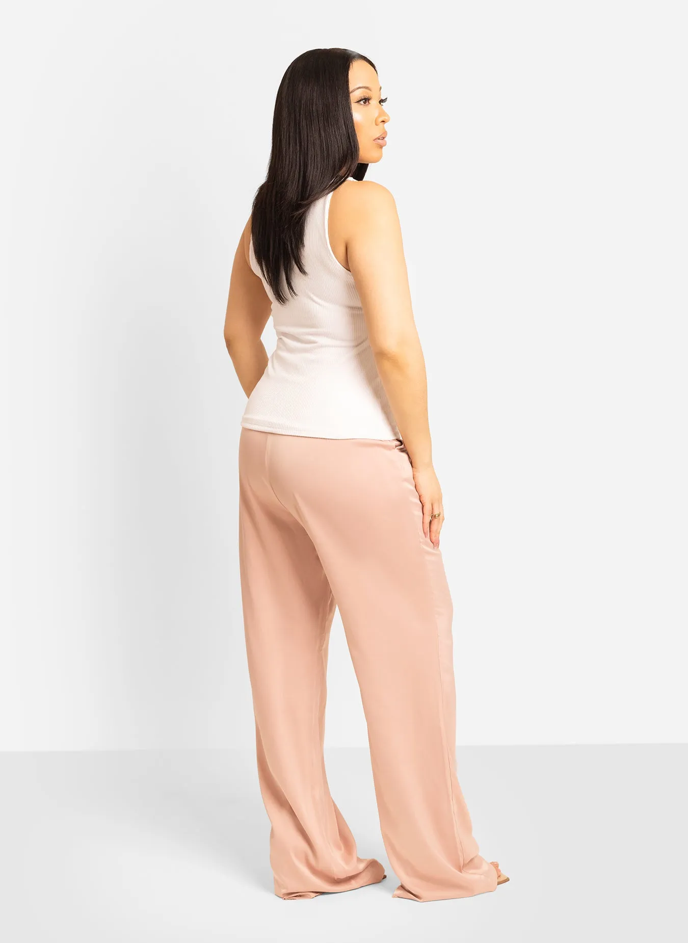 Essential Ribbed Squared Neck Tank - White sold by Rebdolls product image thumbnail 4