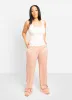 Essential Ribbed Squared Neck Tank - White sold by Rebdolls
