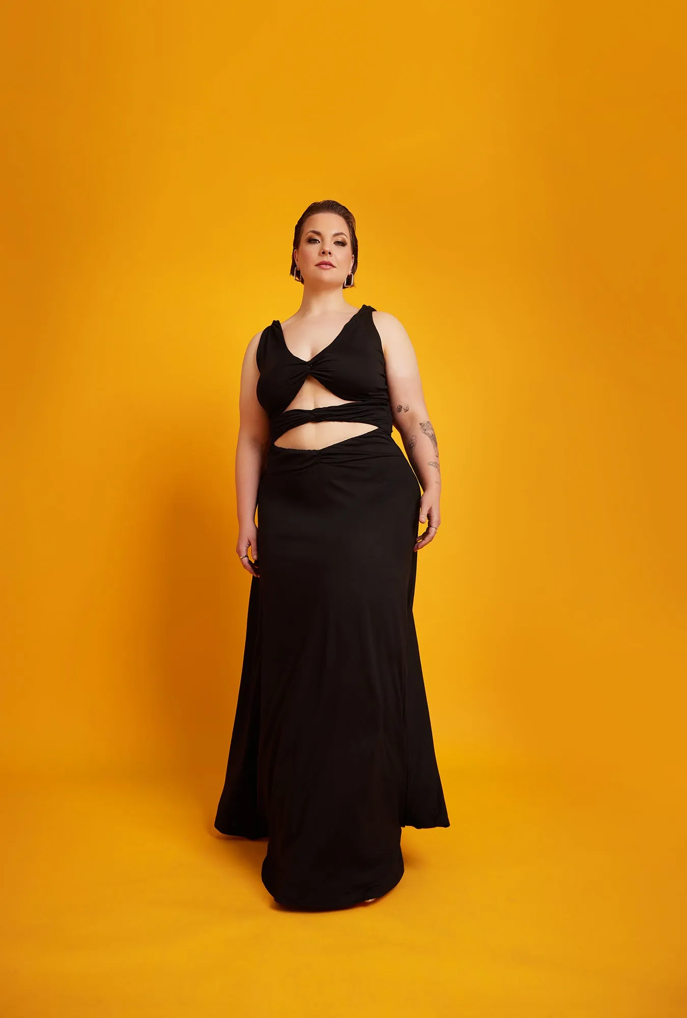 Anita Cut-Out A-Line Maxi Dress sold by Rebdolls product image thumbnail 5