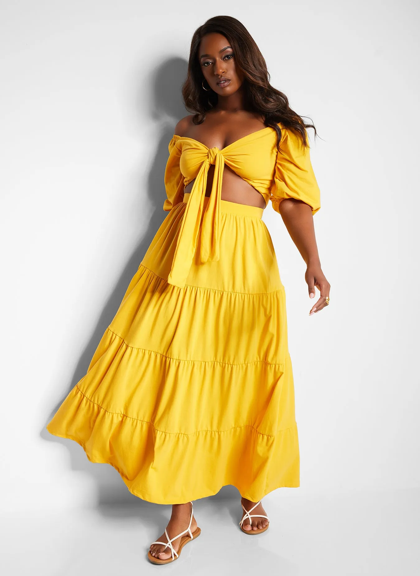 Kyra Maxi Skater Skirt sold by Rebdolls