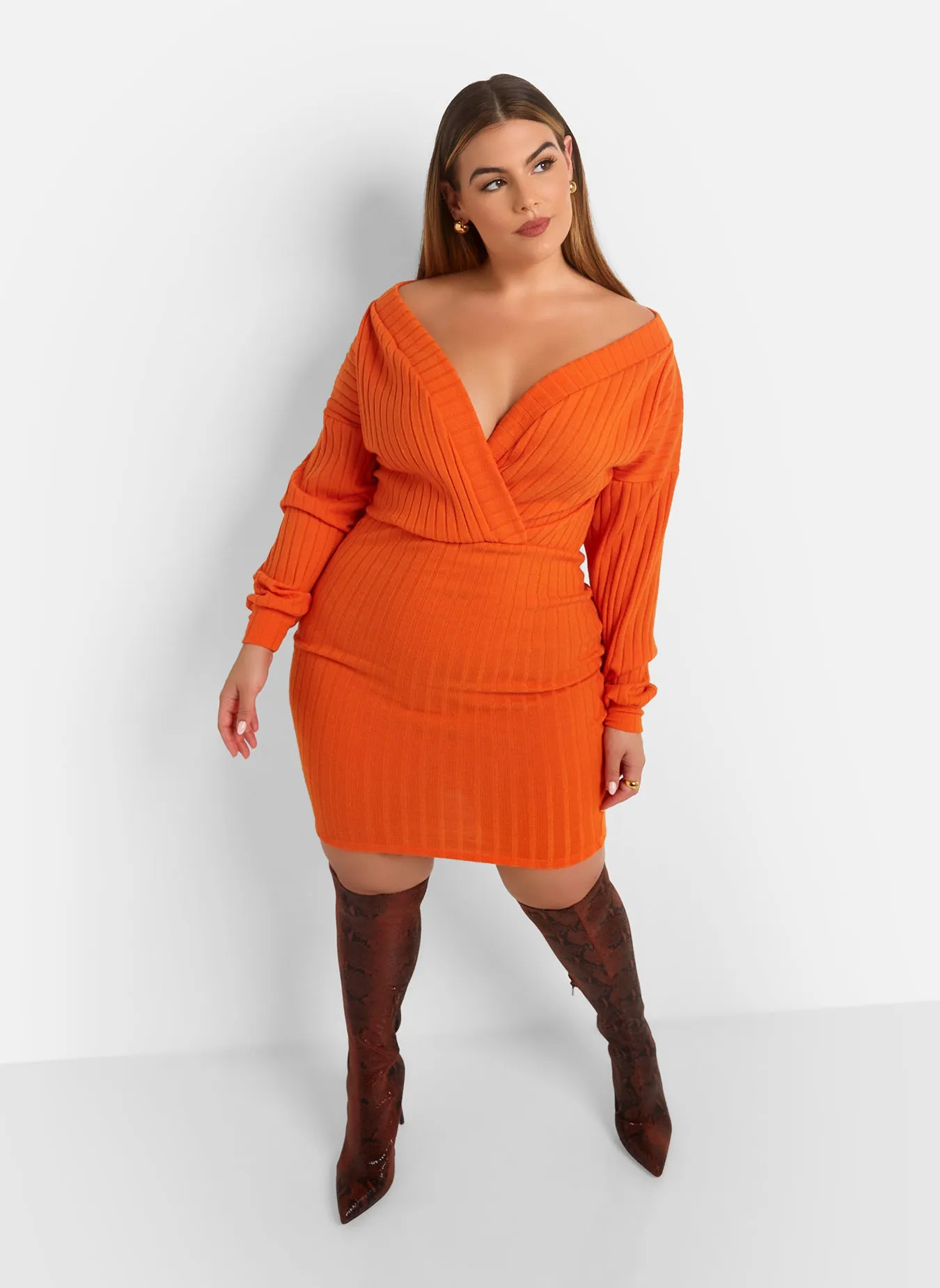 Eve Ribbed Drop Sleeve Mini Bodycon Dress sold by Rebdolls product image thumbnail 2