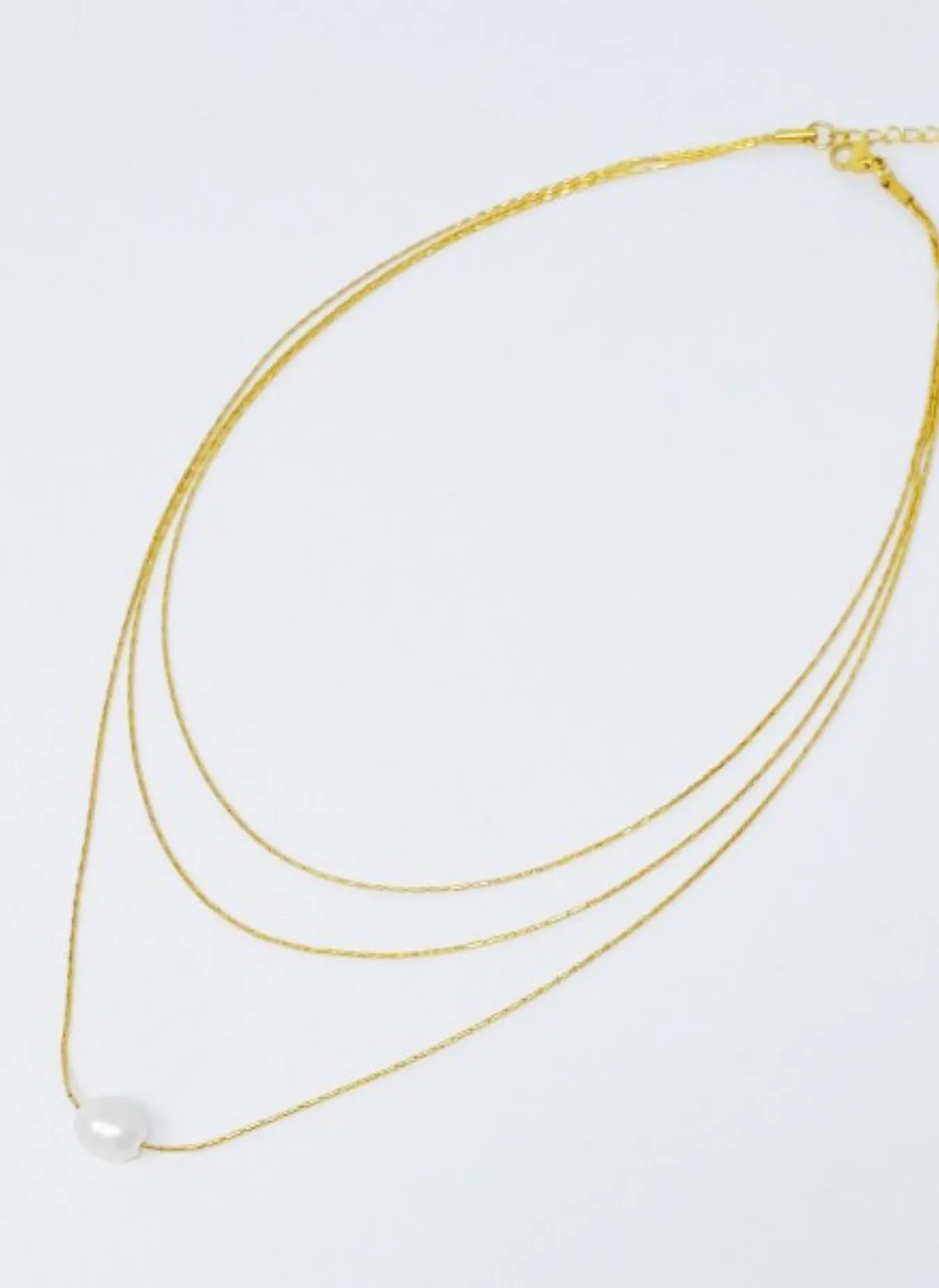 Pearl Pendant Necklace sold by Rebdolls product image thumbnail 2