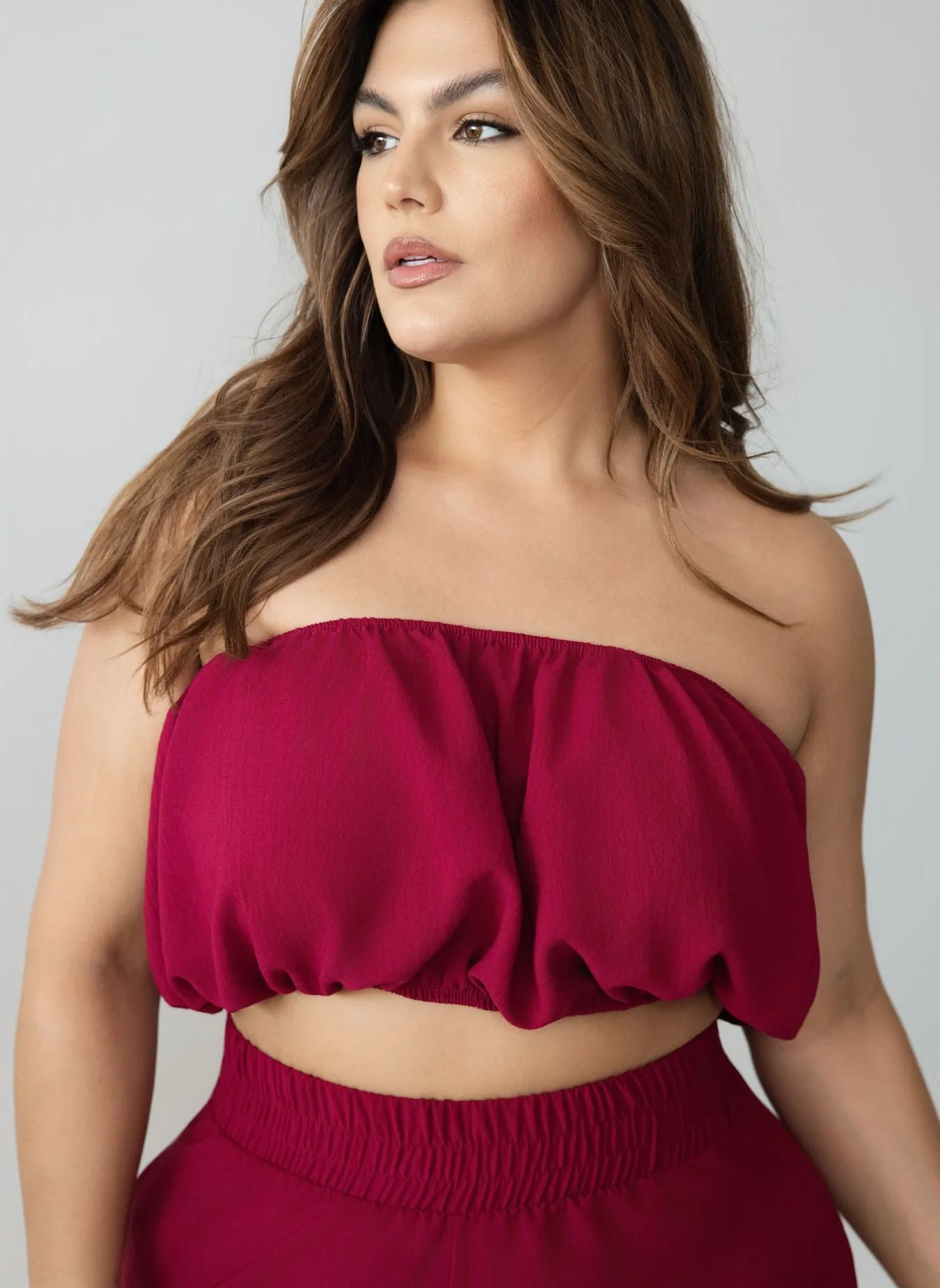 Helly Oversized Kimono Sleeve Blouse w. Tube Top sold by Rebdolls product image thumbnail 2