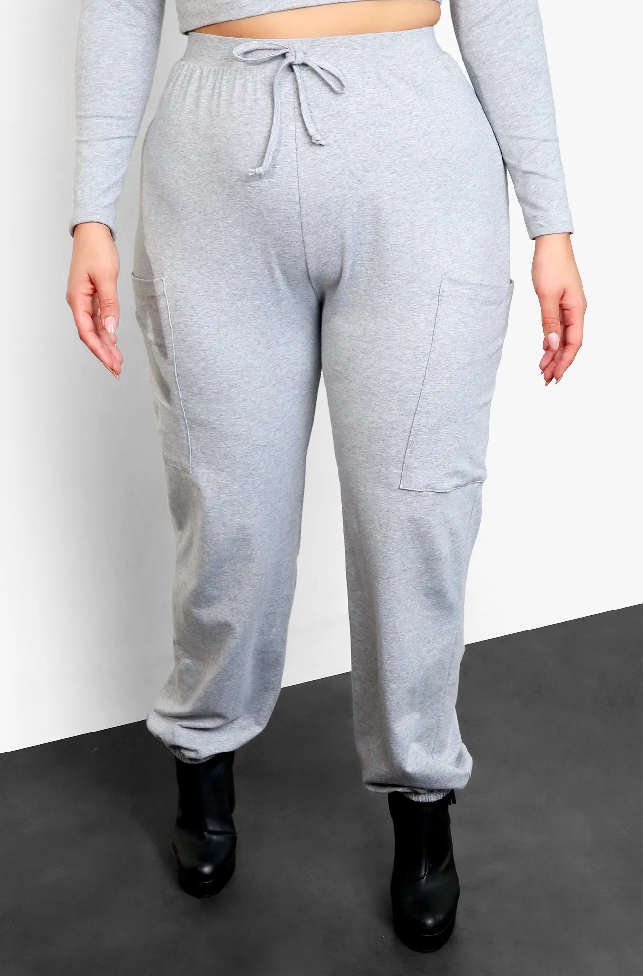 No Mercy Jogger Set - Gray sold by Rebdolls product image thumbnail 3