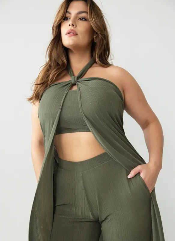 Carlie Halter Maxi Top w. Bandeau sold by Rebdolls