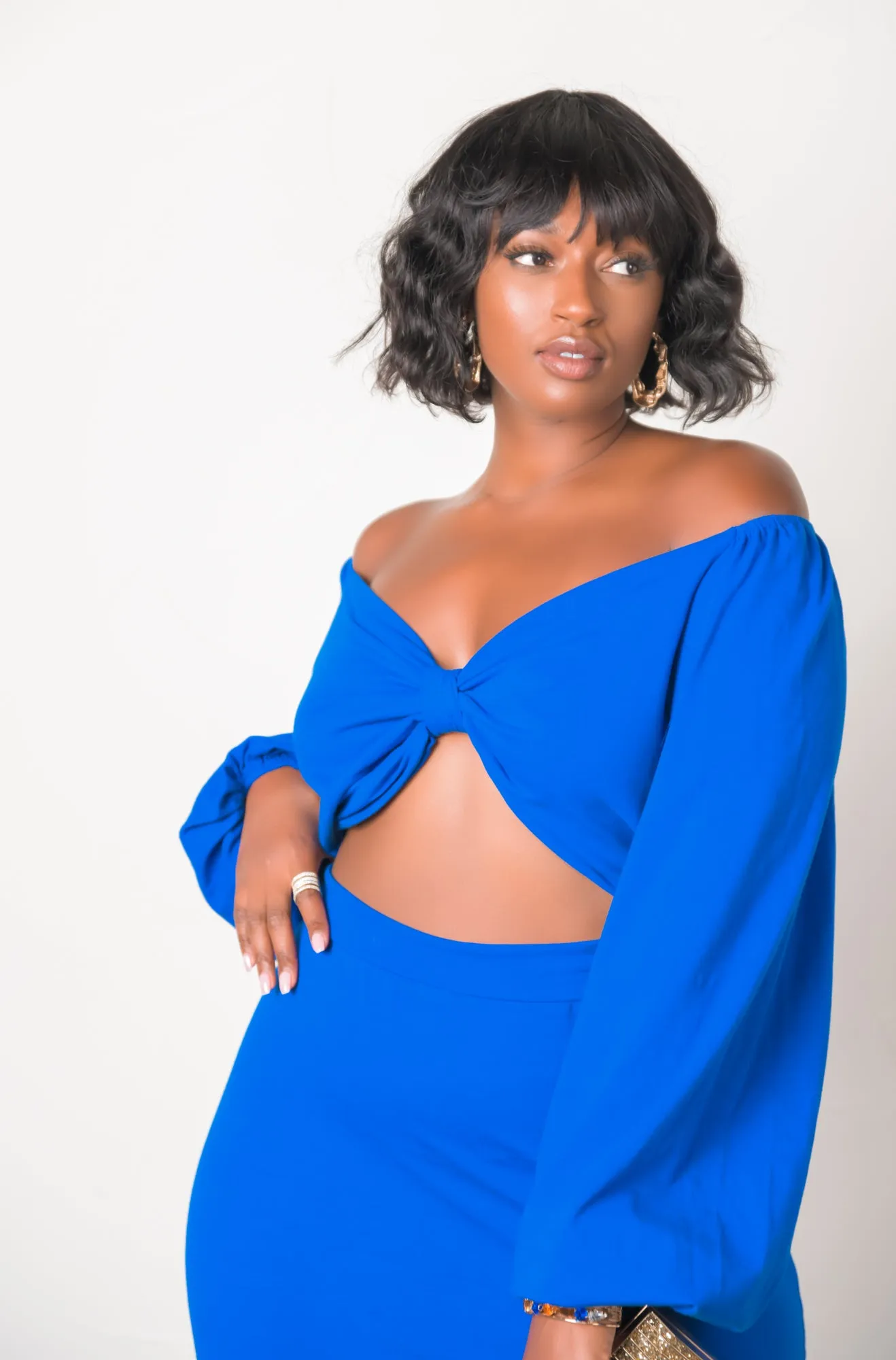 Puff Sleeve Bodycon Mini Dress sold by Rebdolls product image thumbnail 5