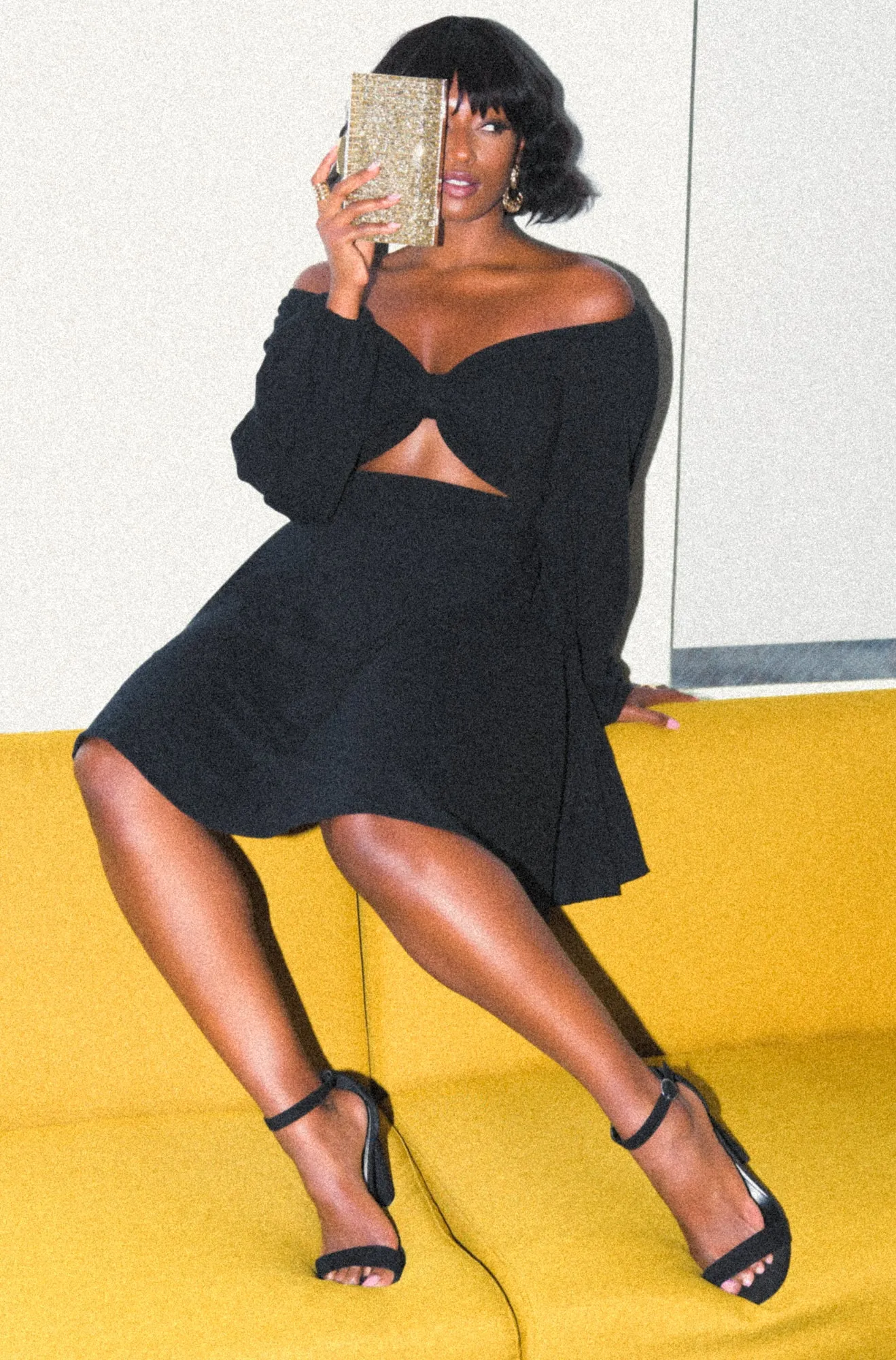 Puff Sleeve Skater Mini Dress sold by Rebdolls