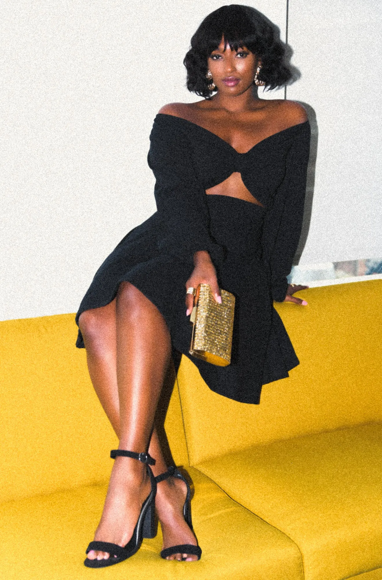 Puff Sleeve Skater Mini Dress sold by Rebdolls product image thumbnail 2