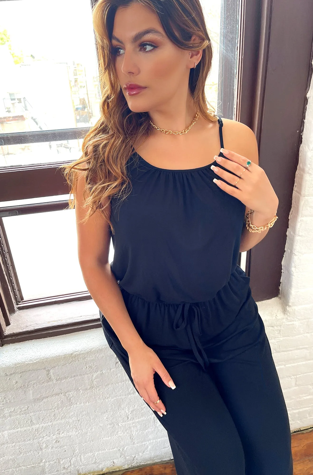 Right Now Spaghetti Strap Jumpsuit sold by Rebdolls product image thumbnail 2