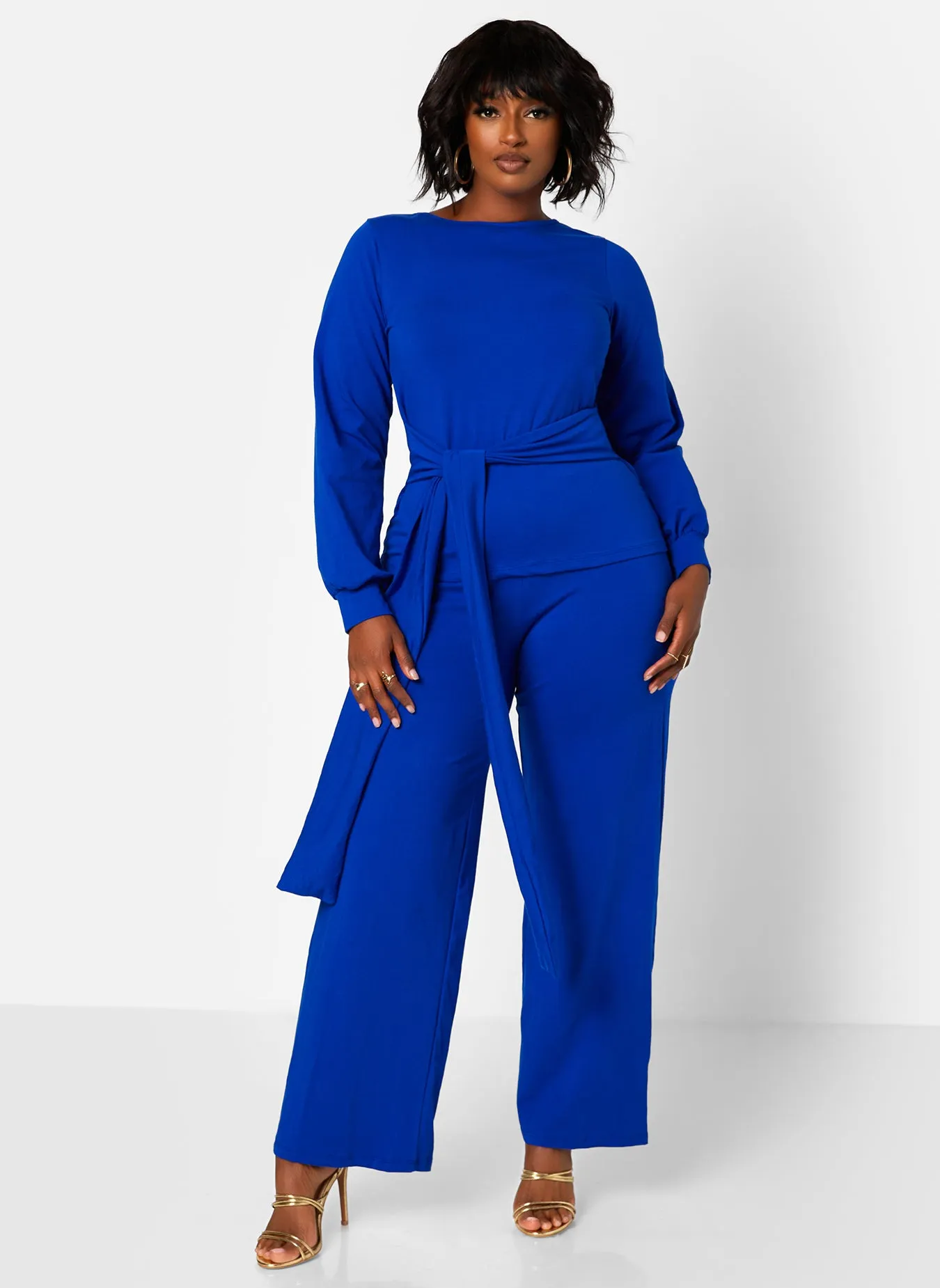 No Exceptions Wide Leg Pants - Royal Blue sold by Rebdolls product image thumbnail 3