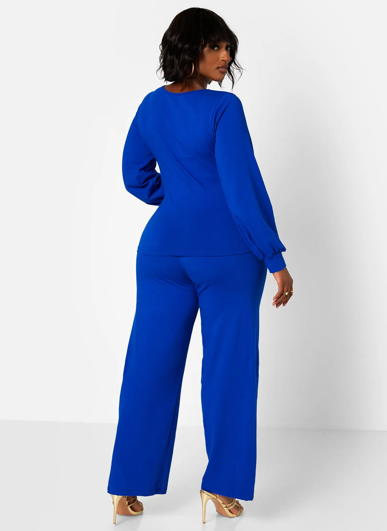 No Exceptions Wide Leg Pants - Royal Blue sold by Rebdolls product image thumbnail 5