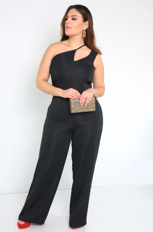 Find Your Love Asymmetrical Wide Leg Jumpsuit sold by Rebdolls