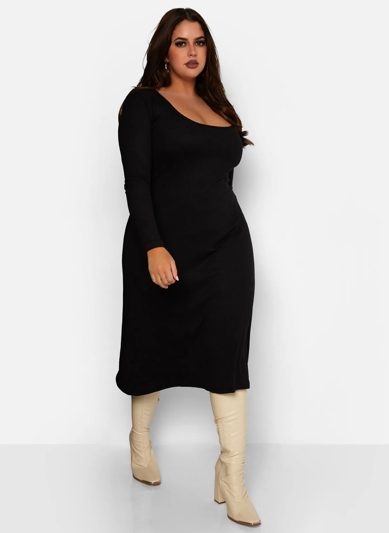 Taking It Easy A Line Midi Dress sold by Rebdolls product image thumbnail 2