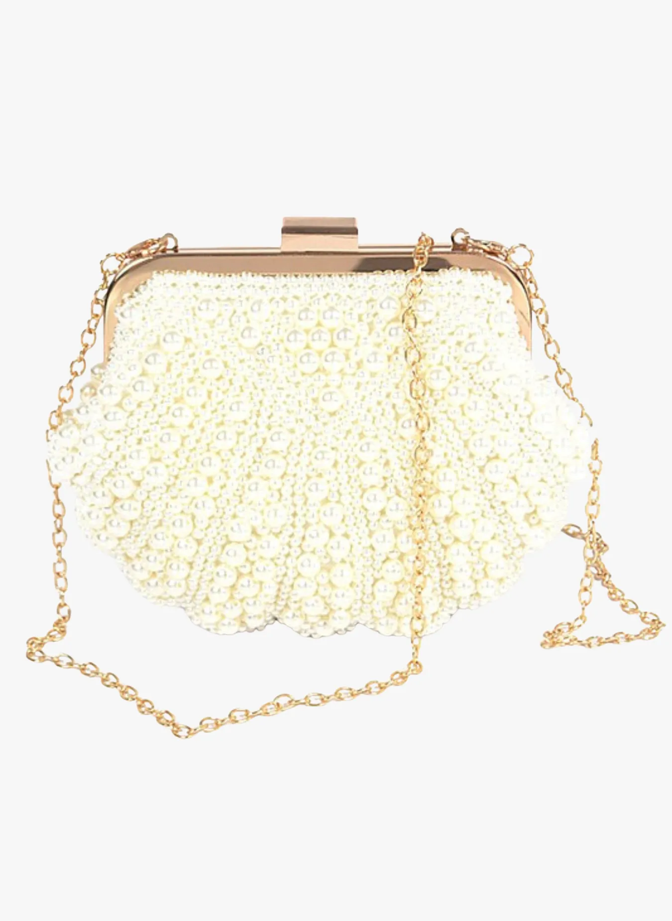 Faux Pearl Iconic Clutch Bag sold by Rebdolls