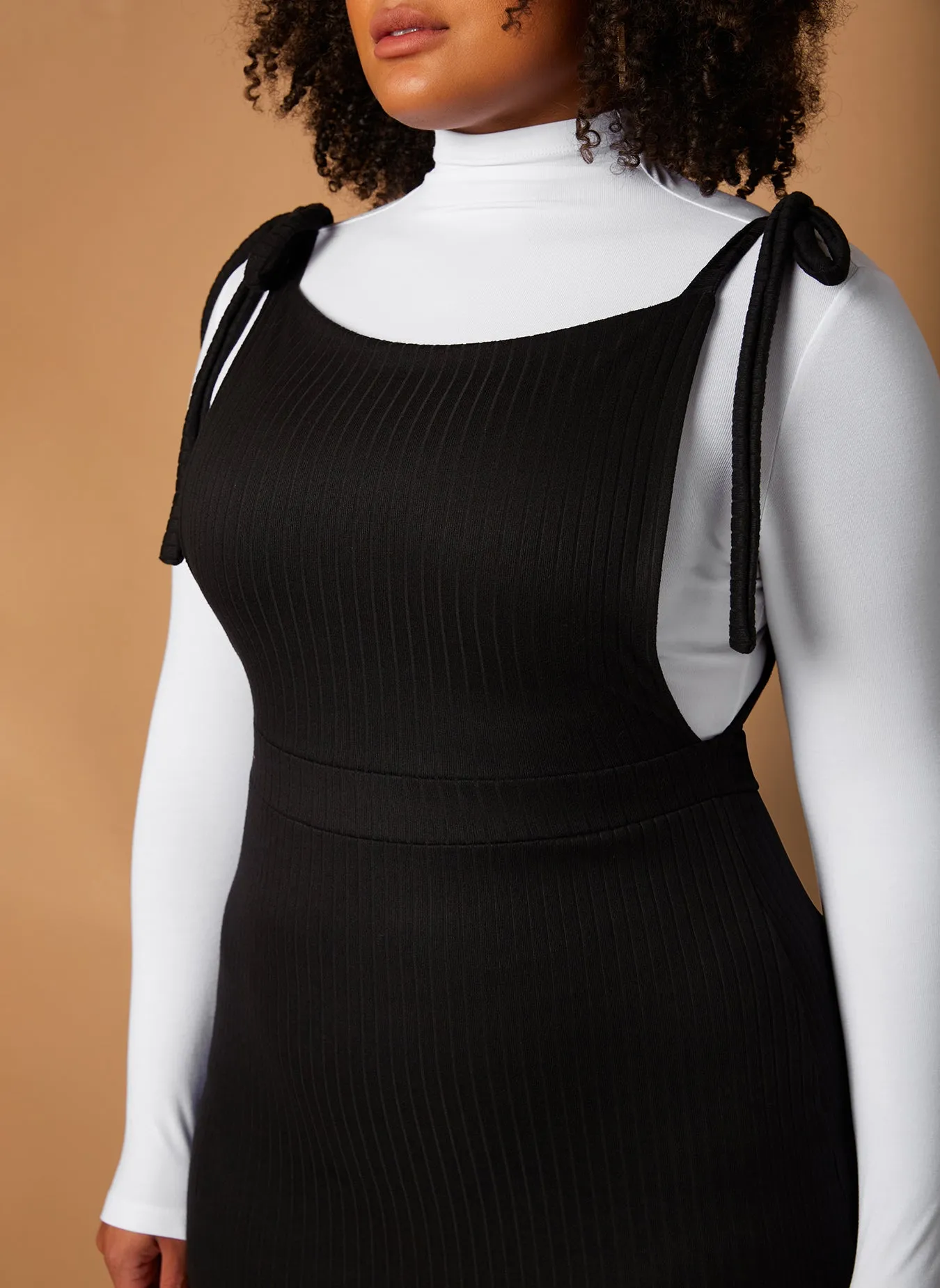 Timeless Overall Bodycon Midi Dress sold by Rebdolls product image thumbnail 3