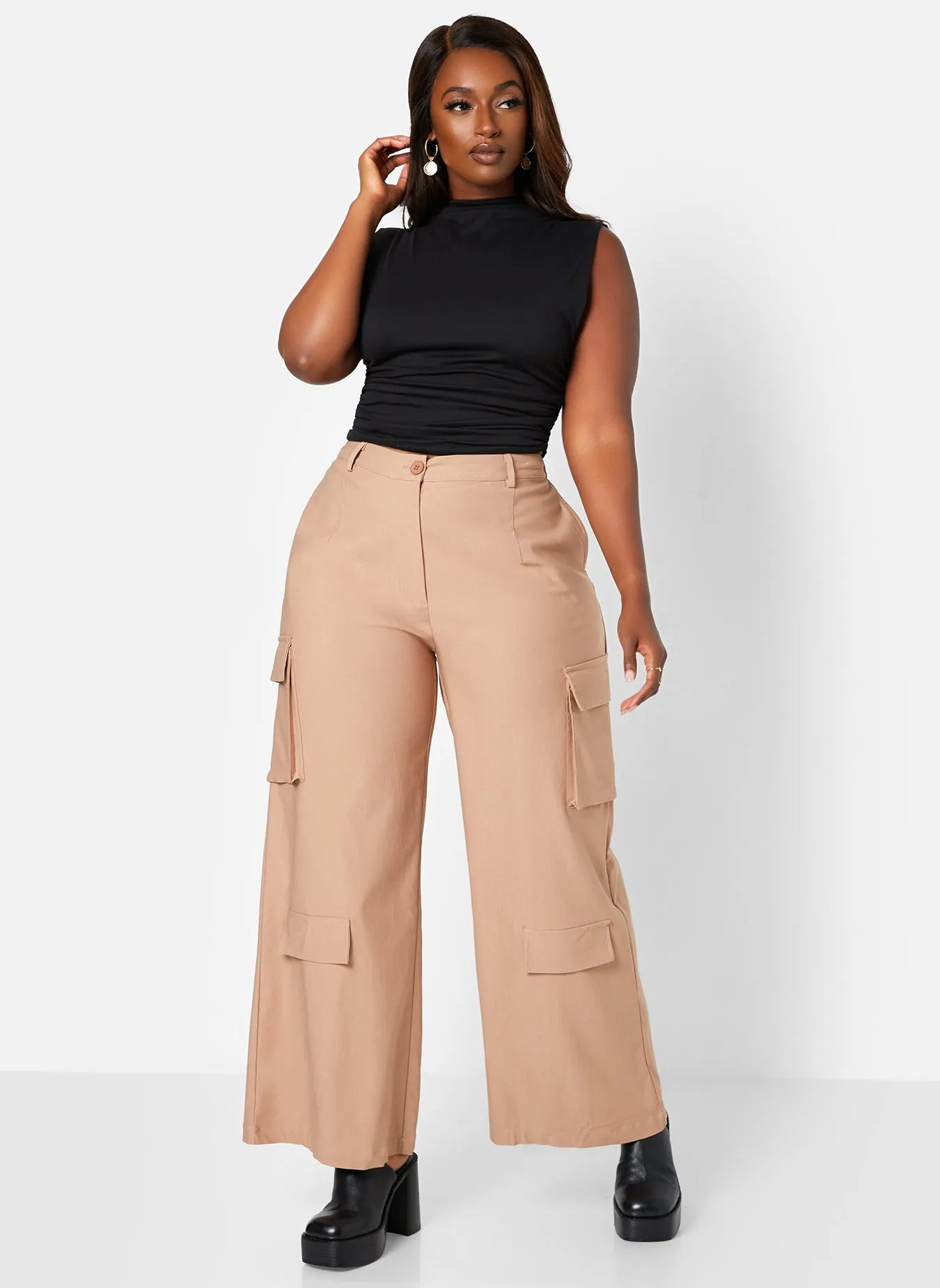 Tara Turtleneck Sleeveless Top sold by Rebdolls product image thumbnail 4