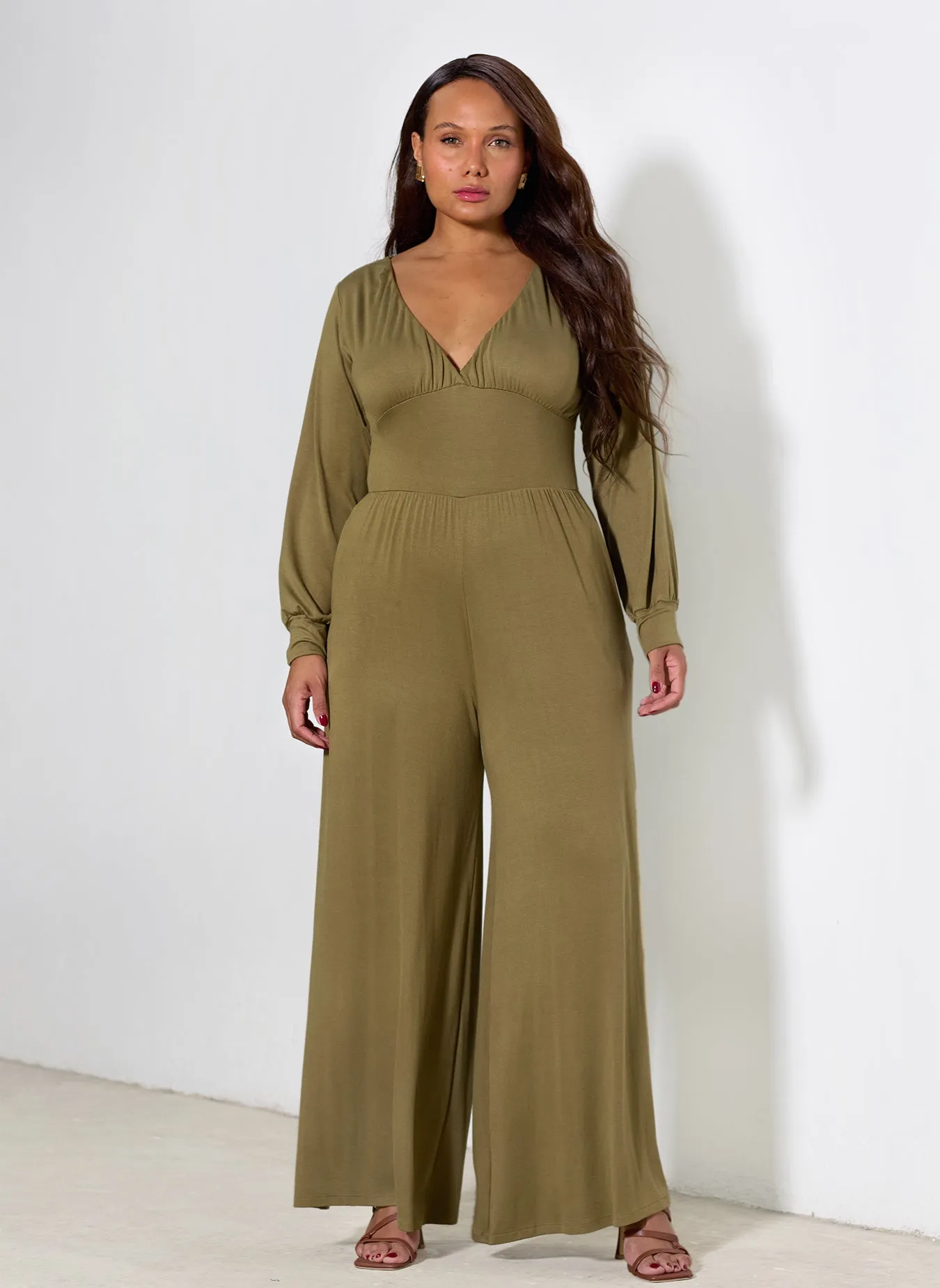 Susan Drop Waist Wide Leg Jumpsuit sold by Rebdolls product image thumbnail 2