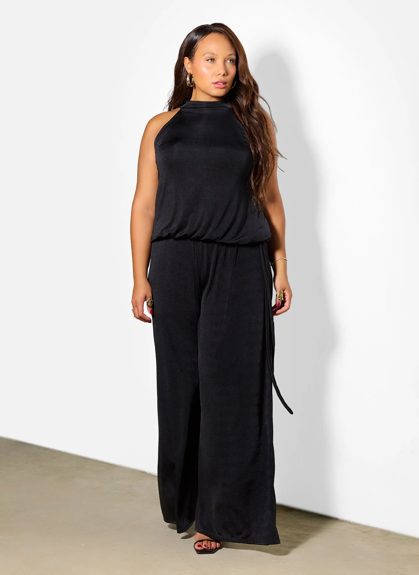 Isabel Slinky Wide Leg Pants sold by Rebdolls product image thumbnail 3