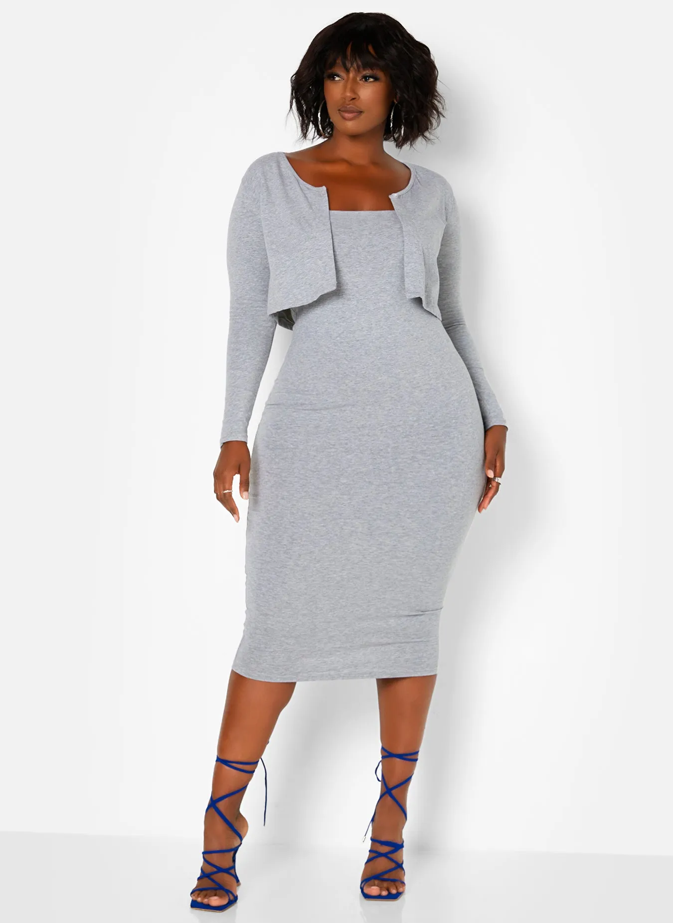 Nadine Button Front Cropped Cardigan sold by Rebdolls product image thumbnail 5