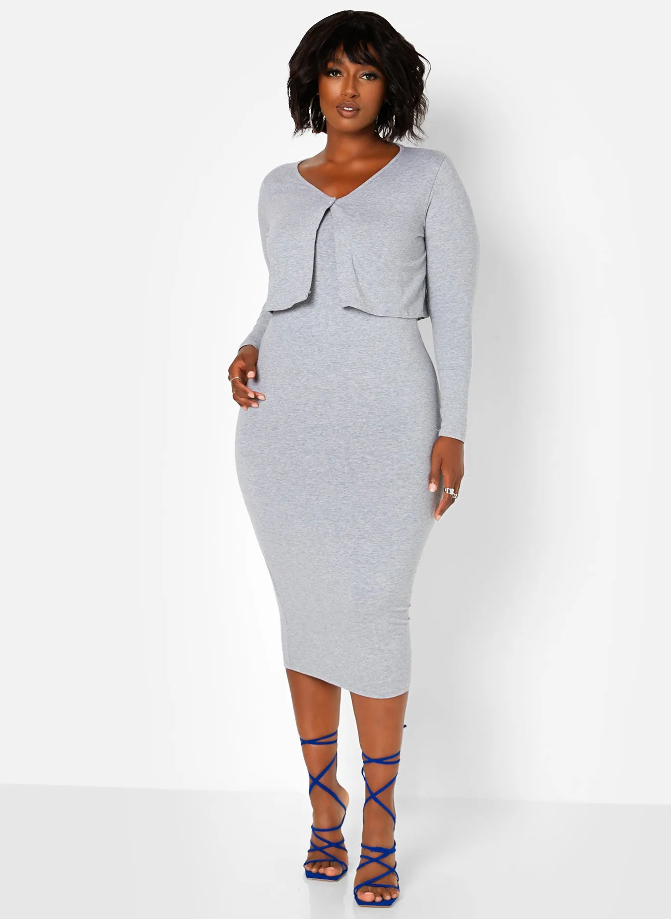 Nadine Button Front Cropped Cardigan sold by Rebdolls product image thumbnail 2