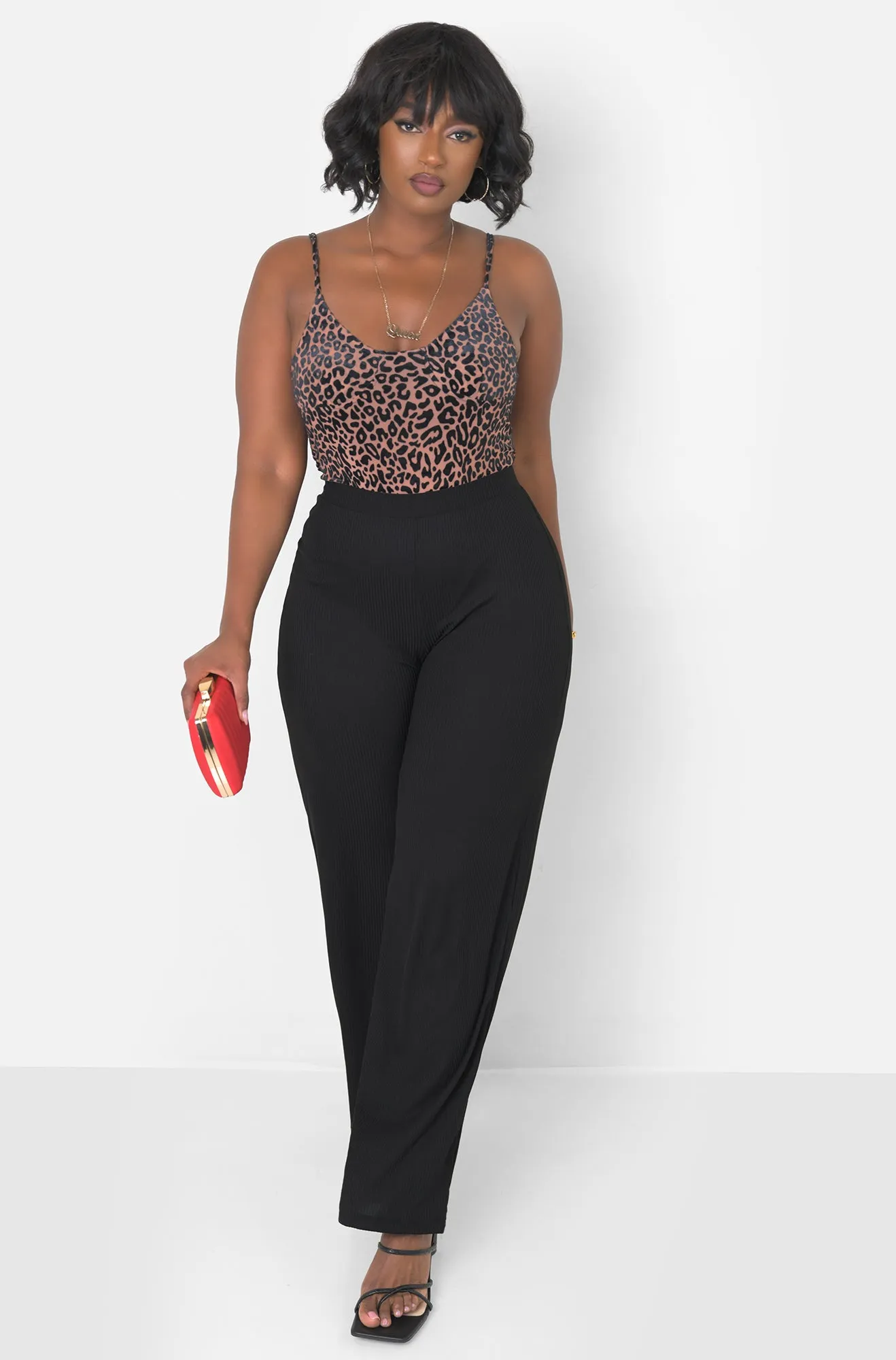 Feeling Inspired Ribbed Wide Leg Pant sold by Rebdolls product image thumbnail 3