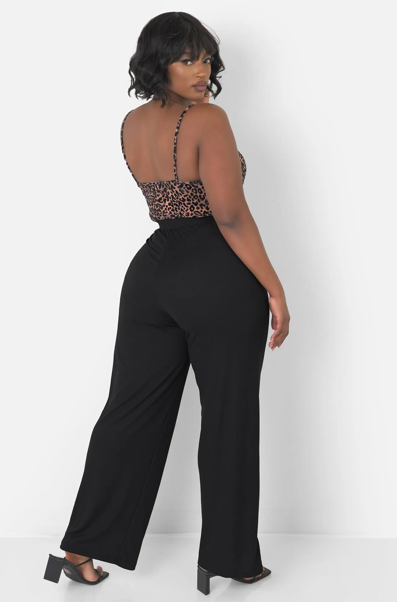 Feeling Inspired Ribbed Wide Leg Pant sold by Rebdolls product image thumbnail 5