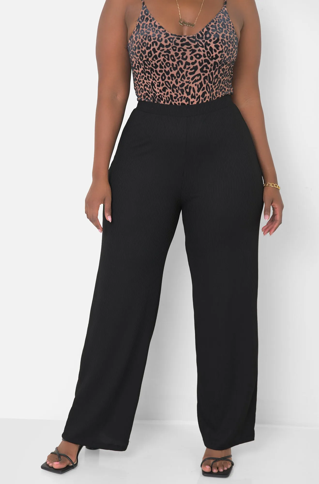 Feeling Inspired Ribbed Wide Leg Pant sold by Rebdolls product image thumbnail 4